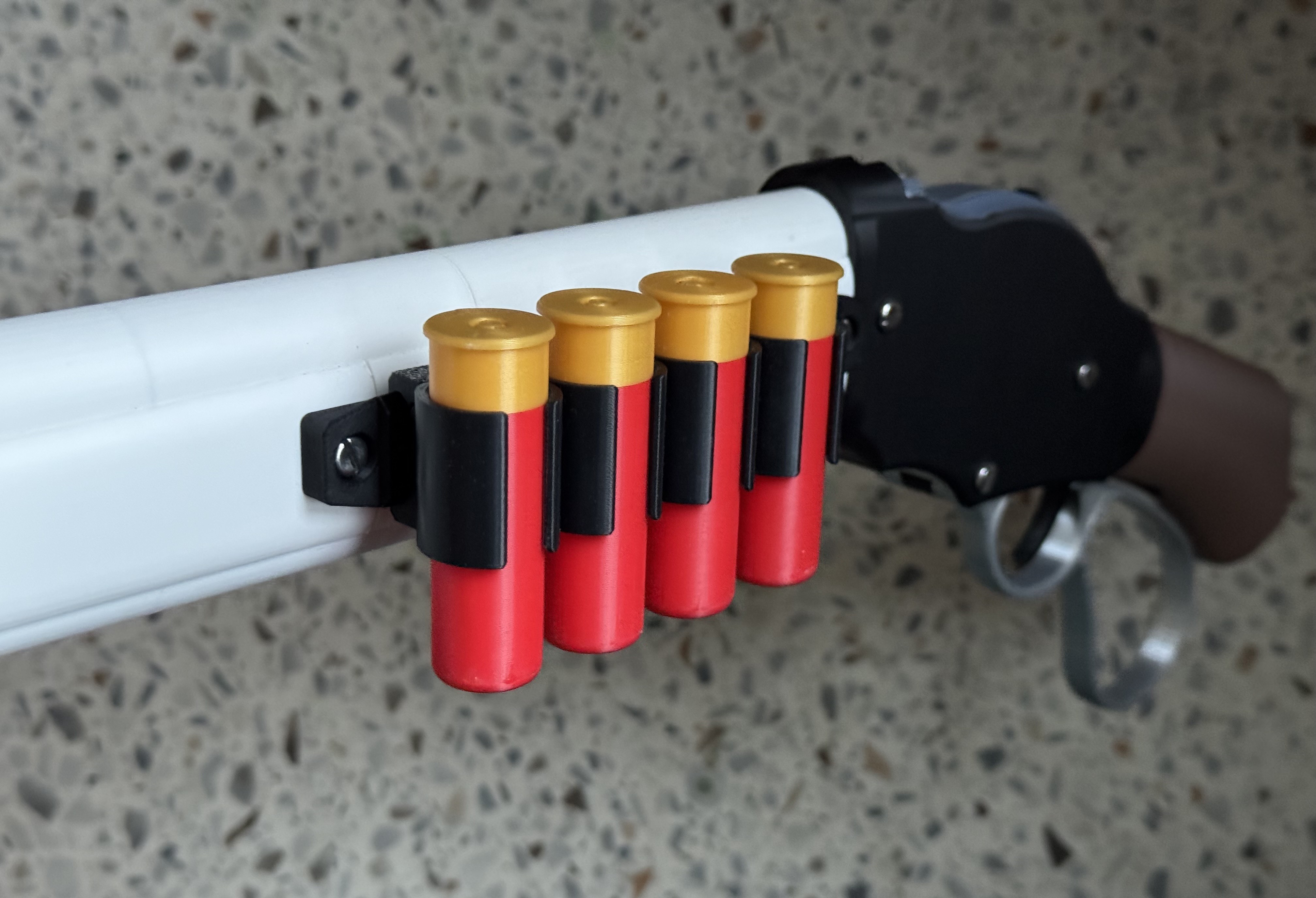 DeSteiner 1887, shotgun picatinny shell holder