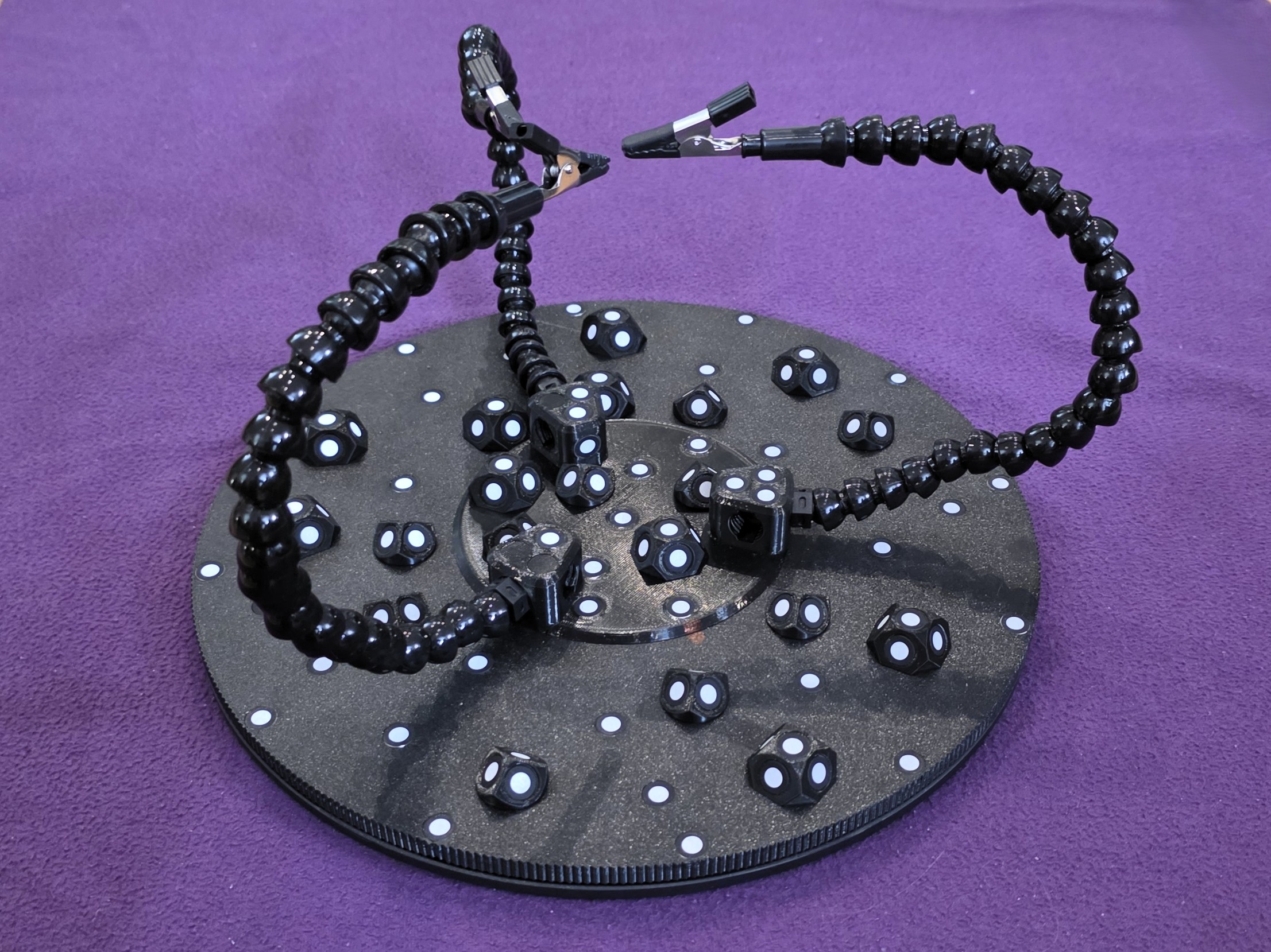 Magnetic 3D Scanner Turntable Helping Hands Adapter for SMMT | "Dritte Hand" Adapter für Magnetischen 3D Scanner Drehteller für SMMT