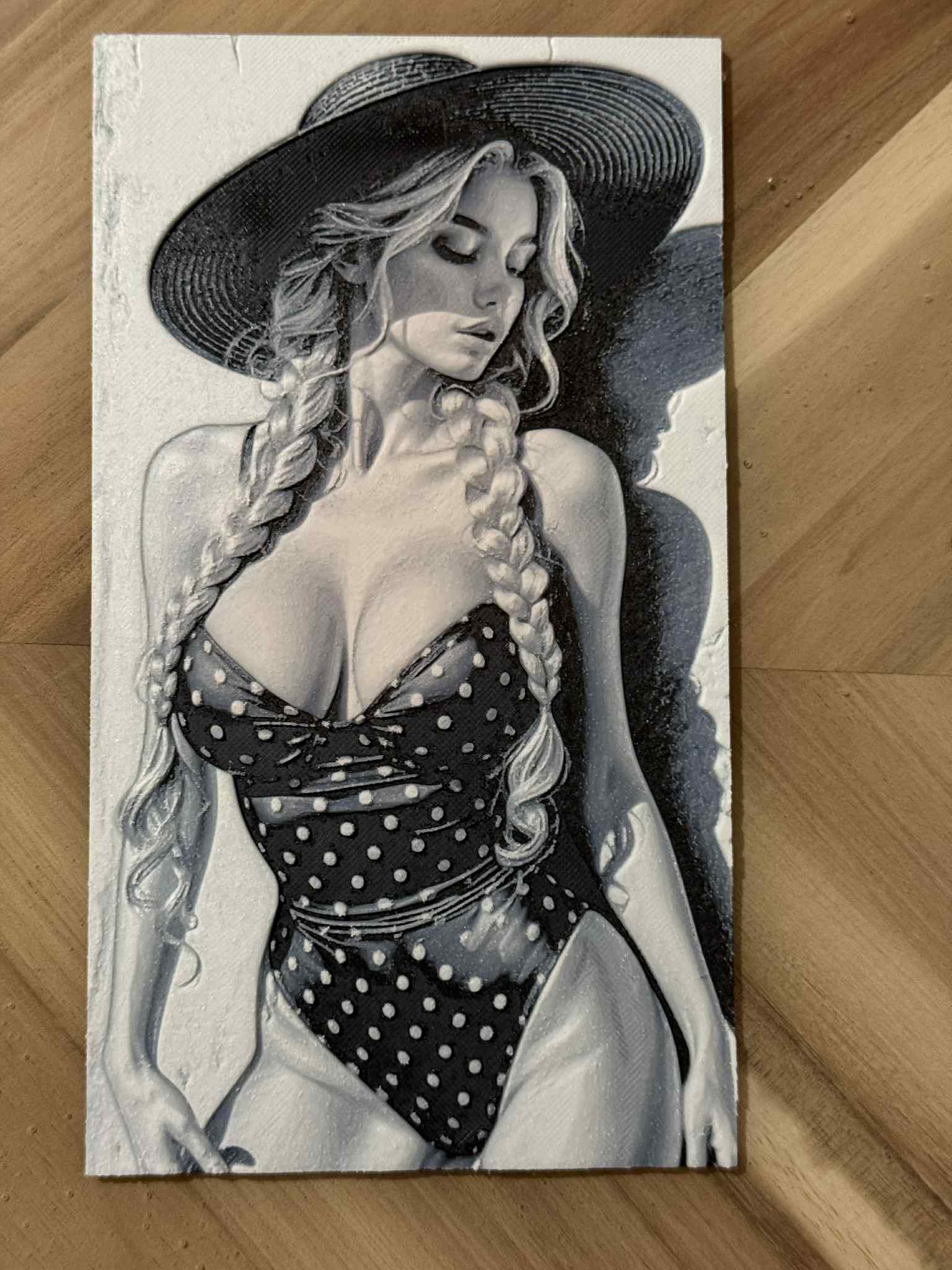 Vintage Swimsuit Model