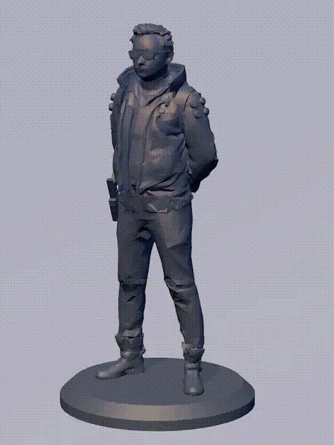 Cyberpunk Style Guy (1/18) — miniatura 2