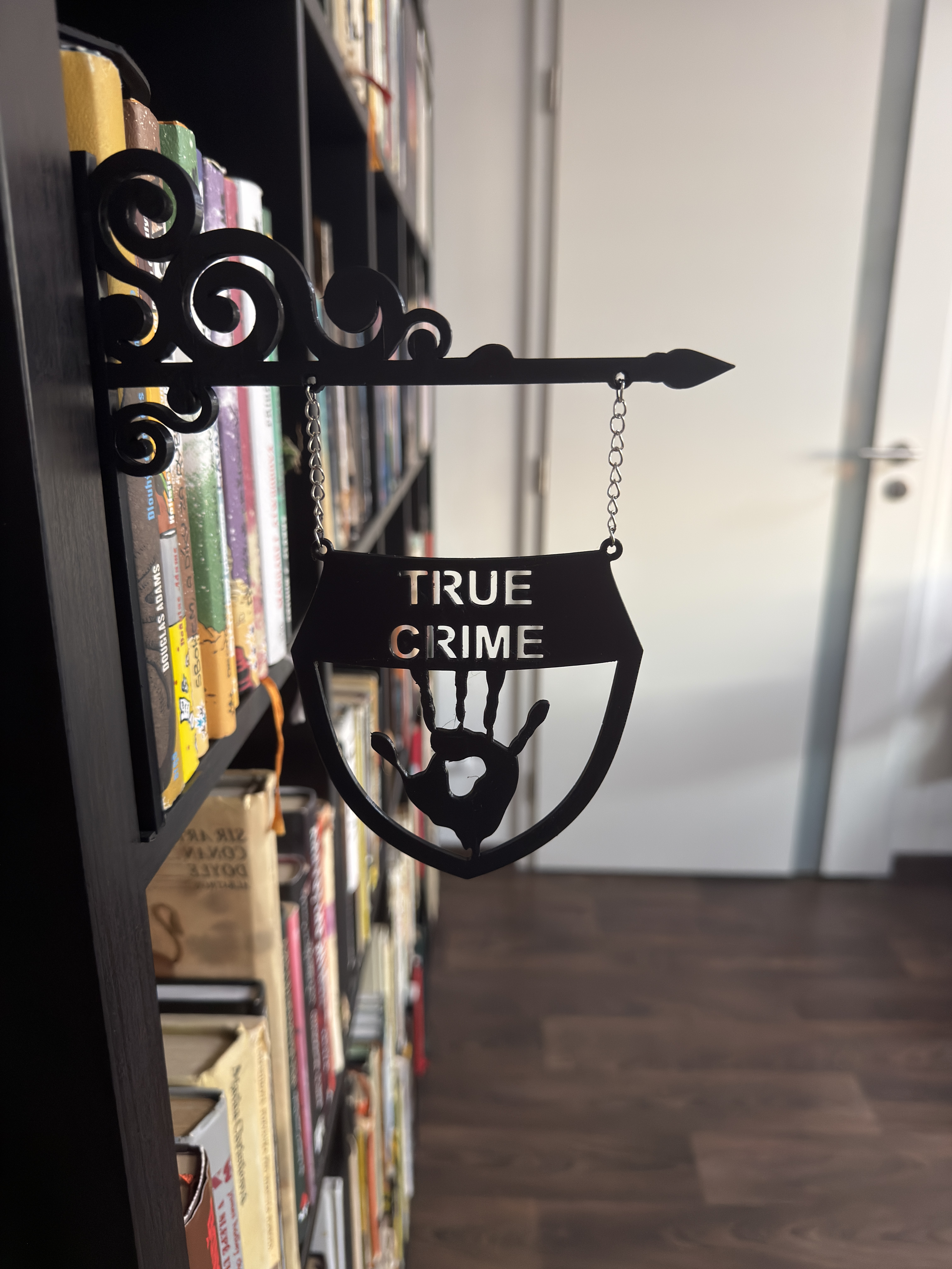 Library sign : True crime 3D model