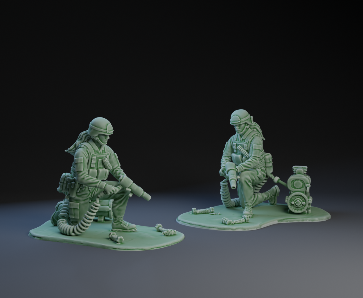 Little Green Army Women : Field Mechanic