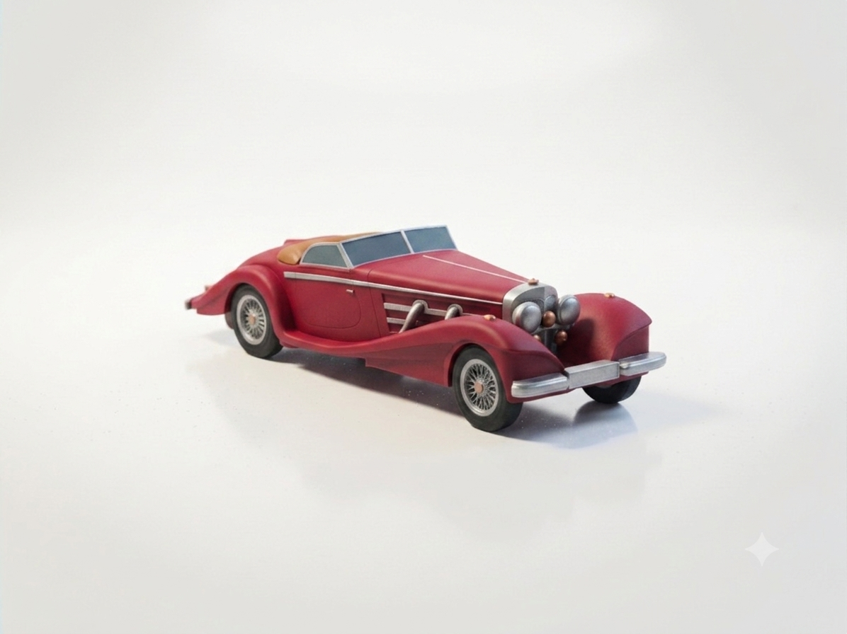 Mercedes-Benz 540K - Classic Luxury Car Replica