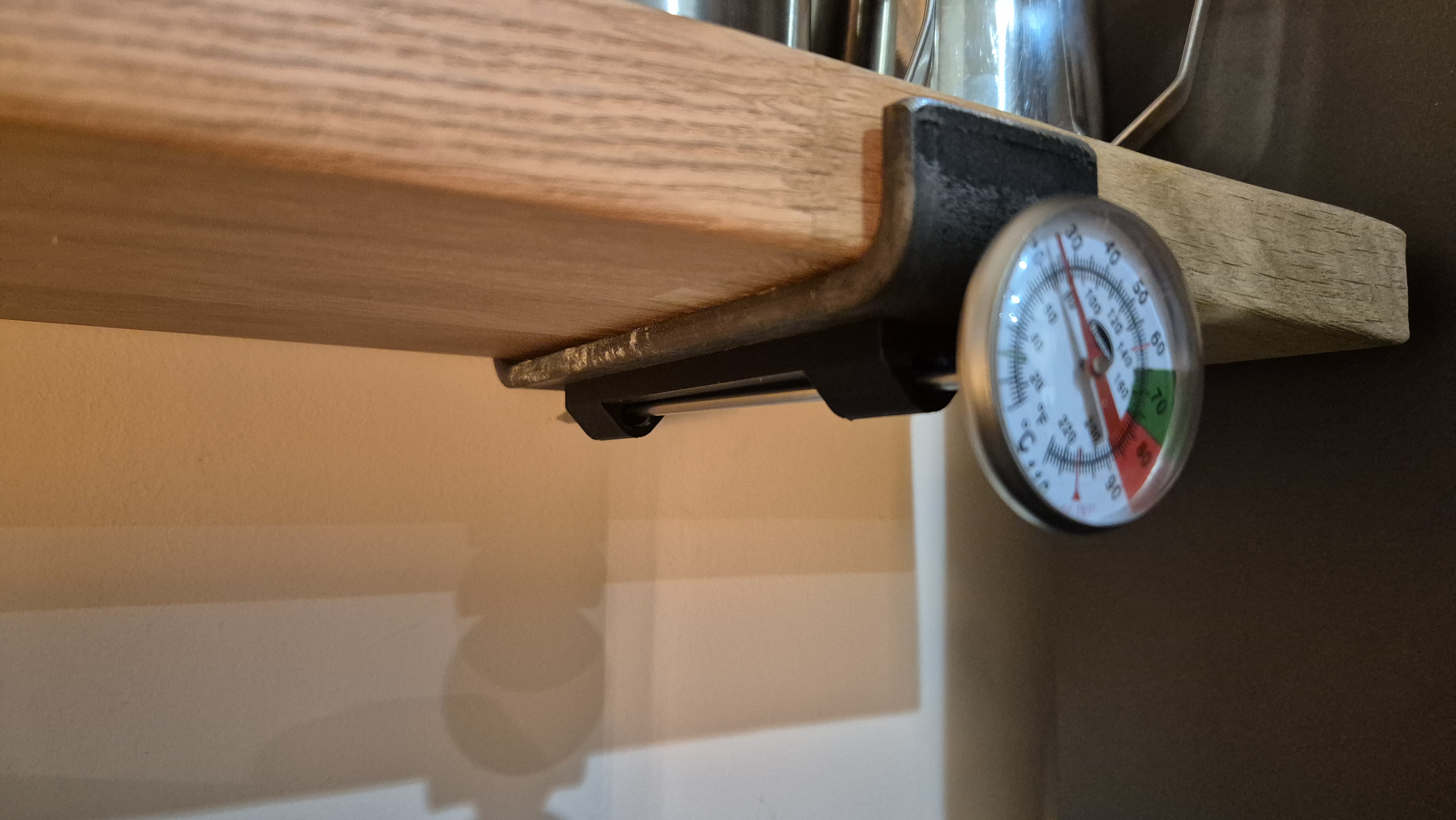 Magnetic Milk thermometer holder