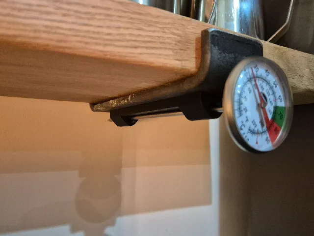 Magnetic Milk thermometer holder