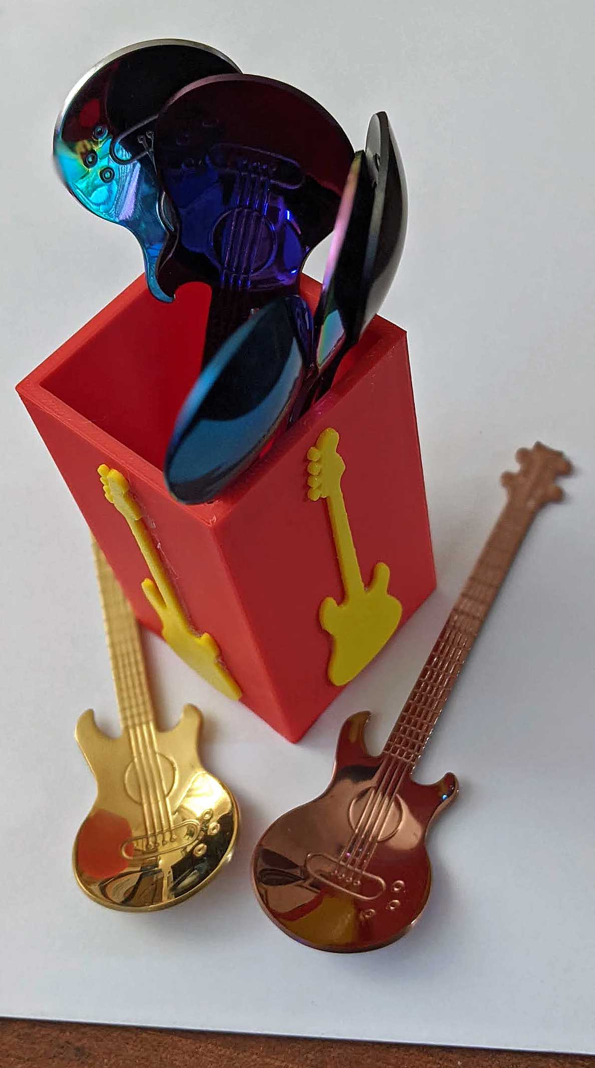 Guitar Spoon Holder 3D model
