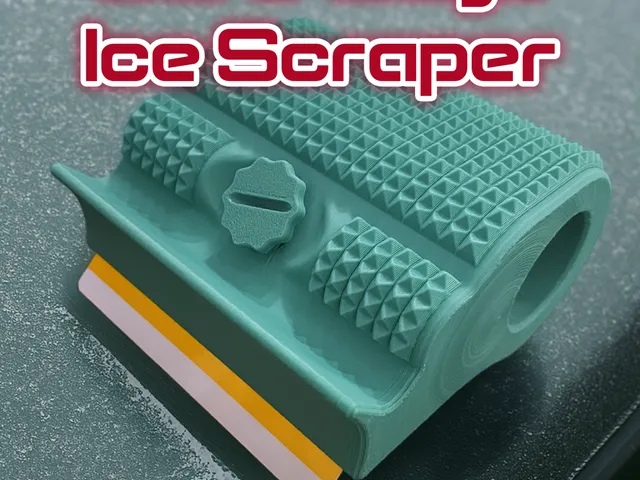 Card-Edge Ice Scraper - Gift Card Windshield Scraper Holder
