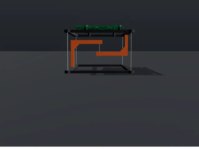 Levitating Framework - Tensegrity Stand for Framework Laptop 12 Mainboard