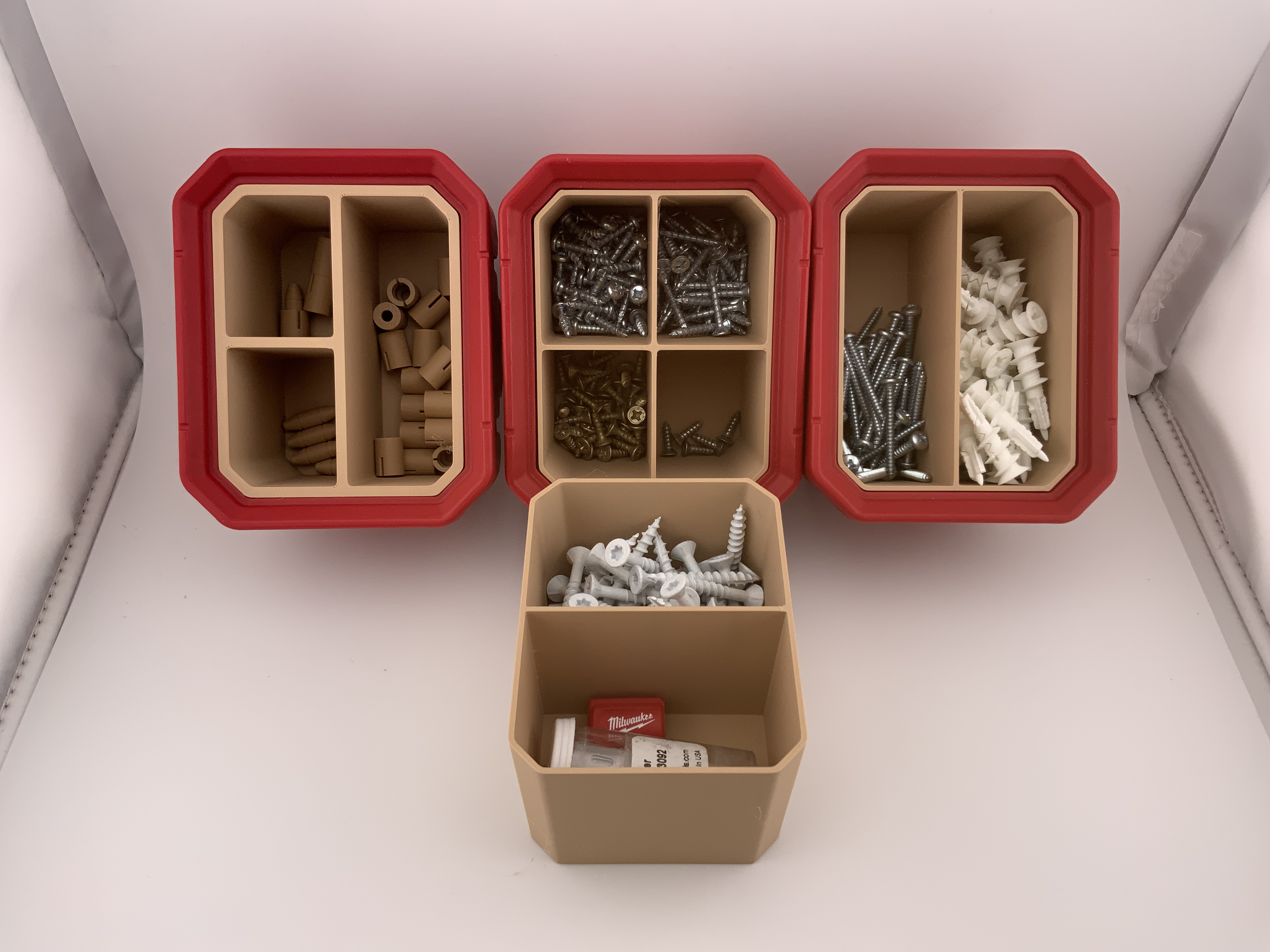 Husky Build-Out Organizer Bin Inserts and Modular Bins