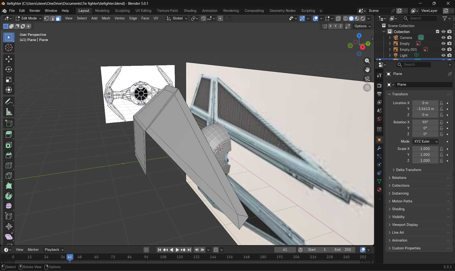 Miniatura 7 do modelo 3D Tie Interceptor