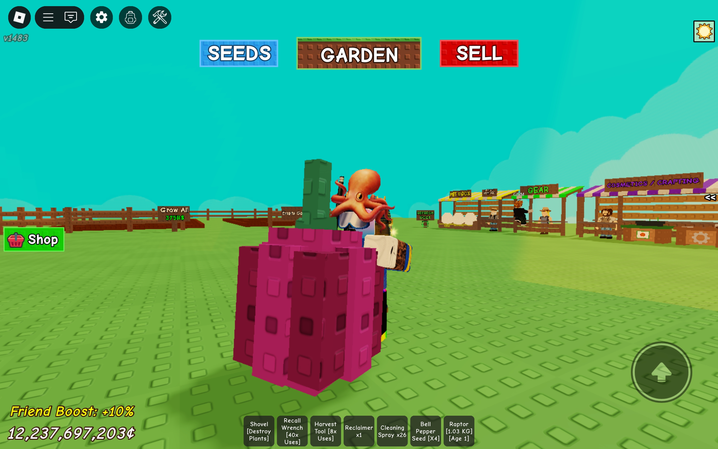 Grow a garden Moon melon