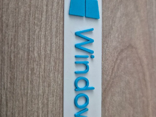 Windows-style logo keychain