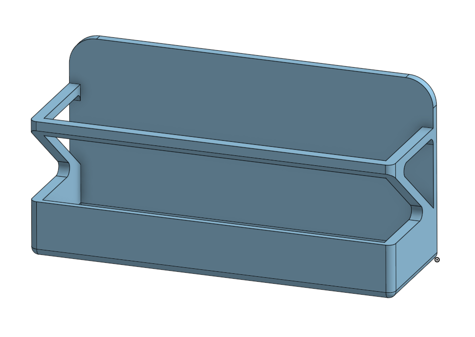 Knife shelf/stand command tape wall shelf v2