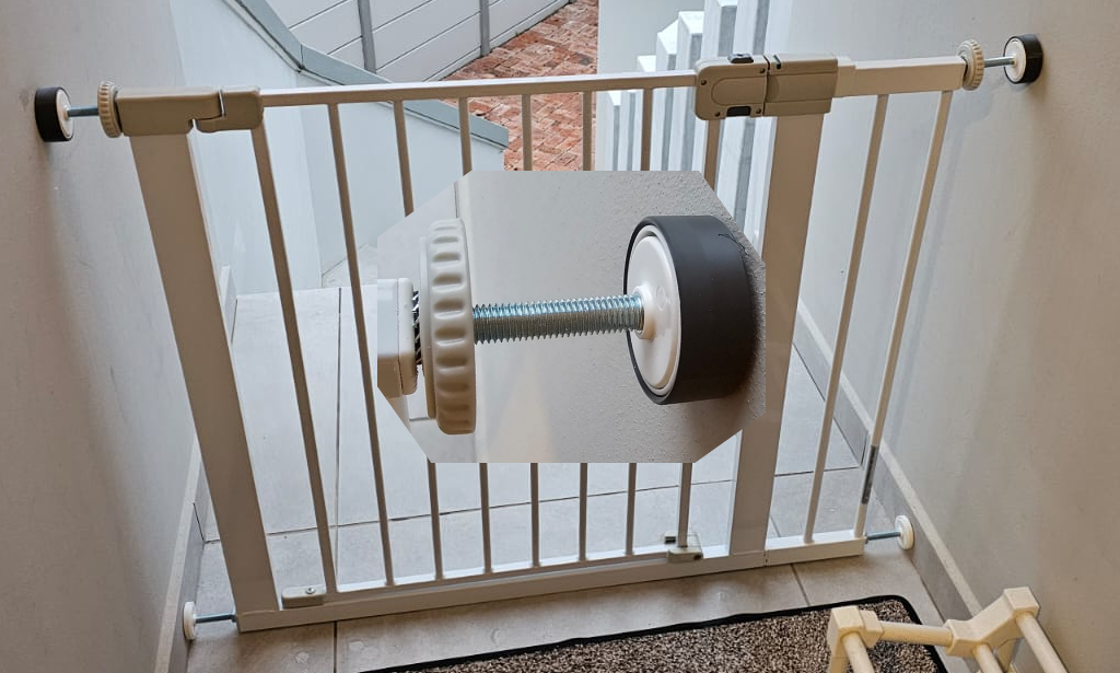 Strong spacer for Safety 1st baby gate