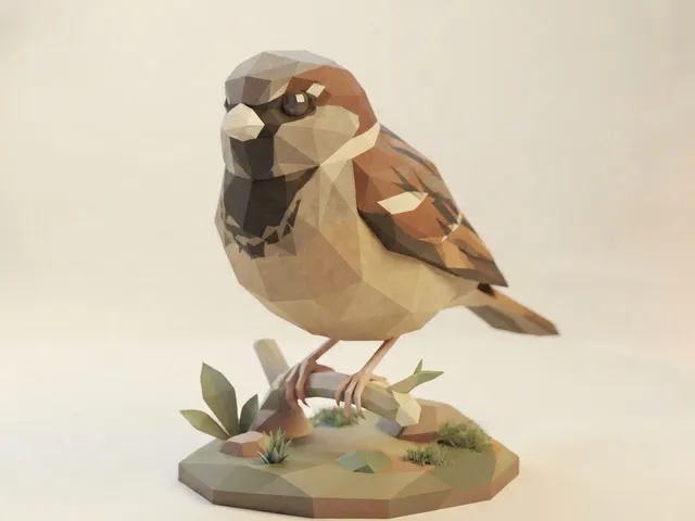 Low Poly Sparrow
