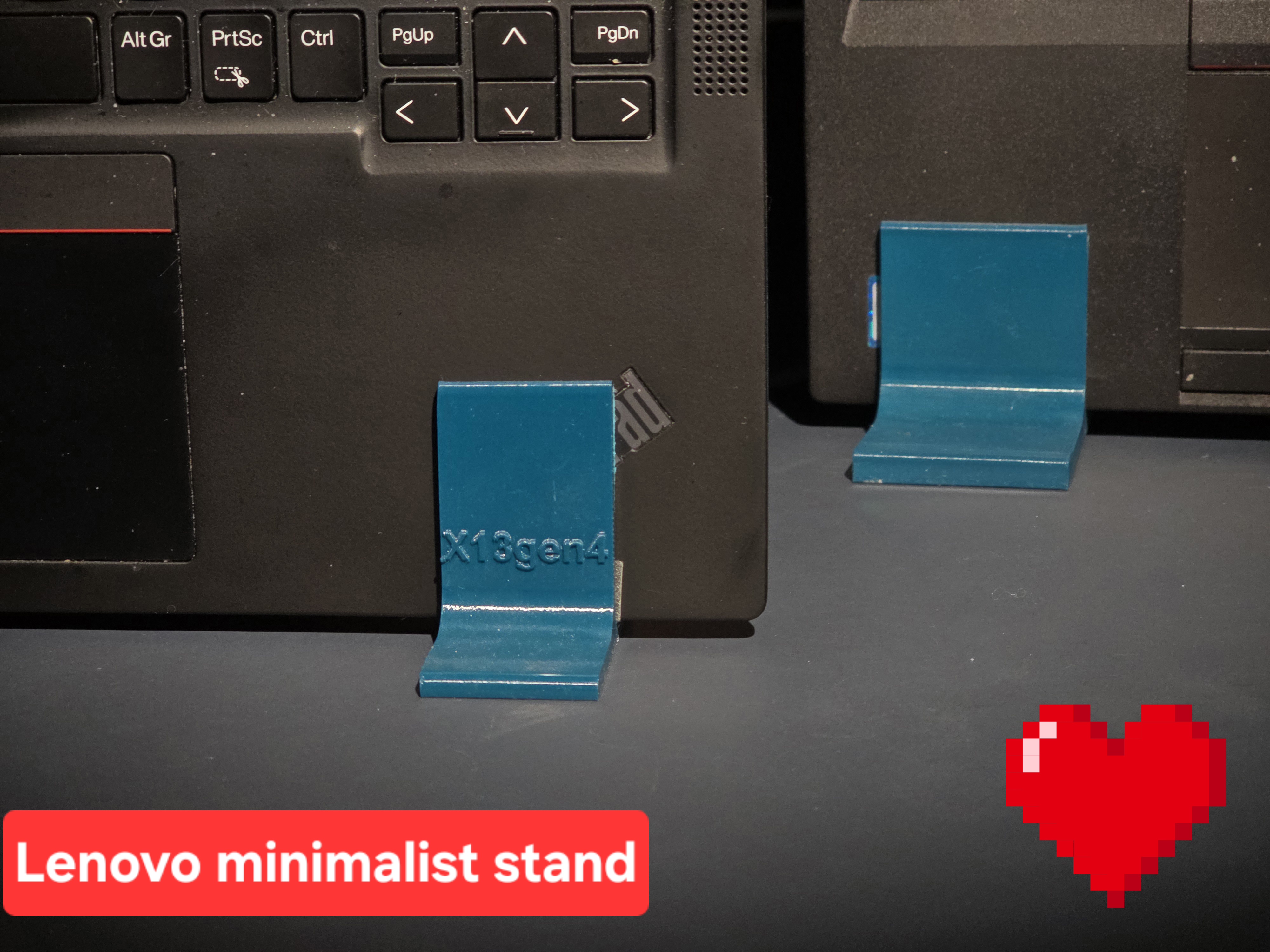 Lenovo Thinkpad minimalist vertical stand Thinkpad P53 and X13 gen4