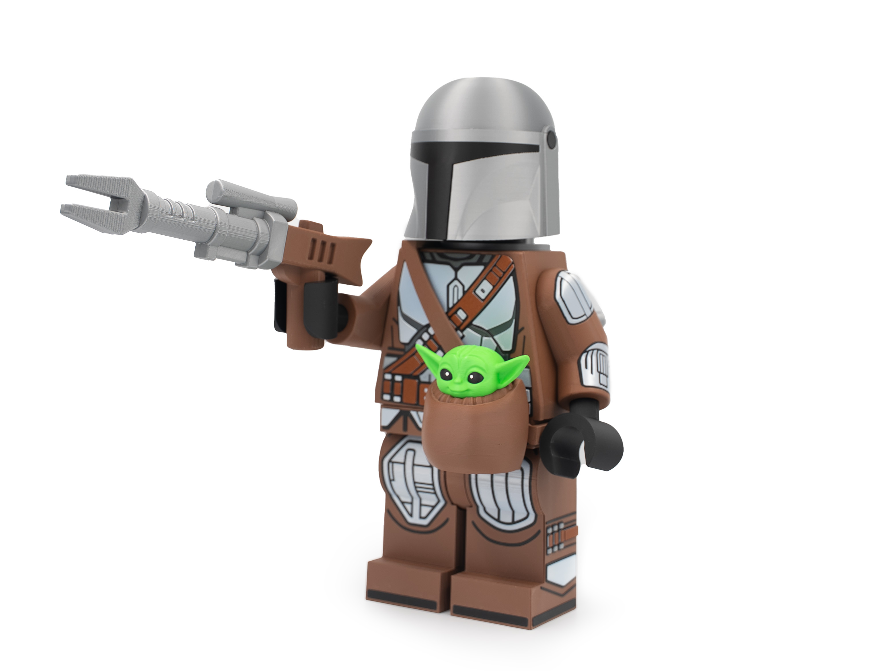 The Mandalorian & Grogu Modular Figure Set