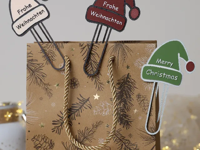 Christmas Hat Clip Pin – 3 Variants