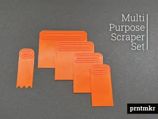 Multi Purpose Scraper Set - For household and 3D printers