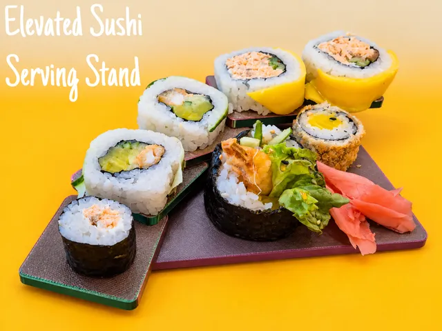 Elevated Sushi Serving Stand