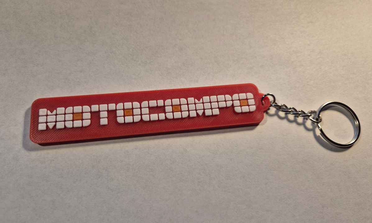 Motocompo keychain 3D model