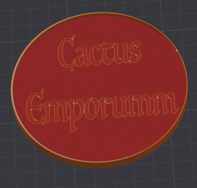 Custom Coaster for Cactus Emporumm