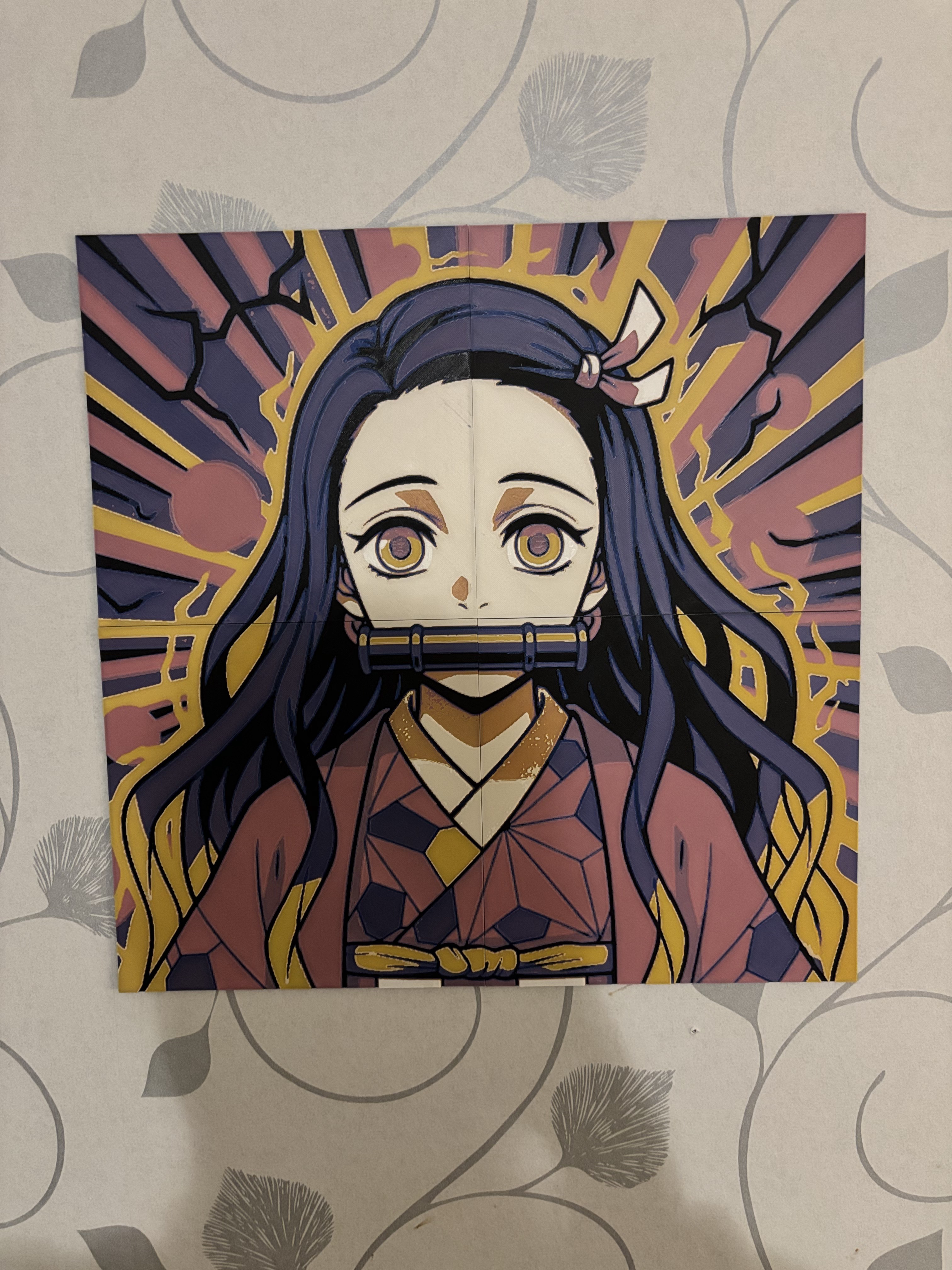 Nezuko 40x40 cm big poster