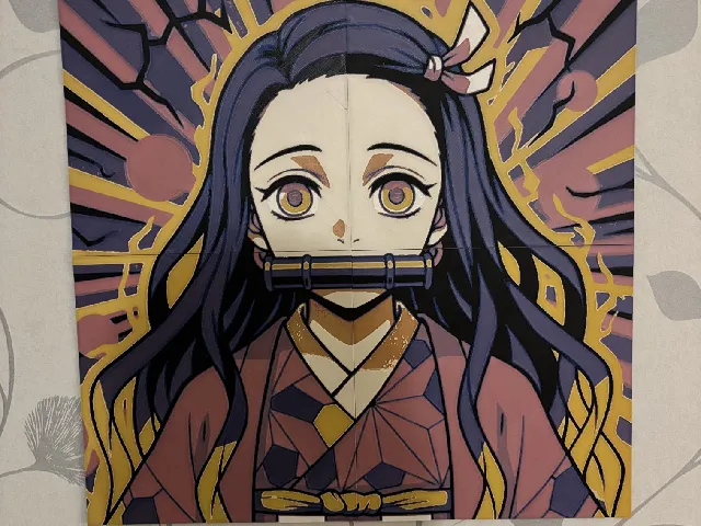 Nezuko 40x40 cm big poster