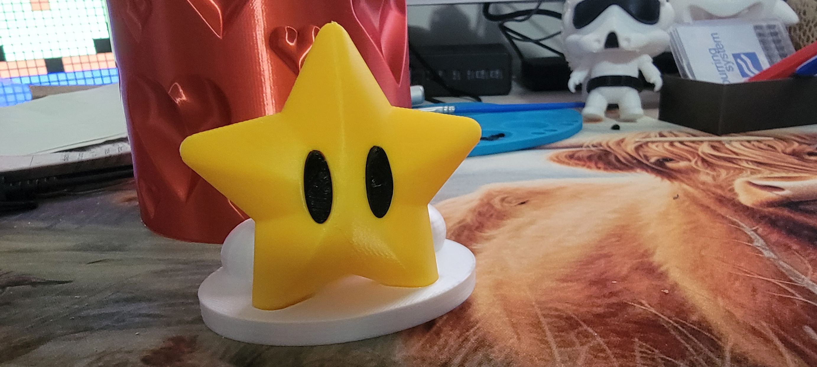 Mario Star Cloud Stand