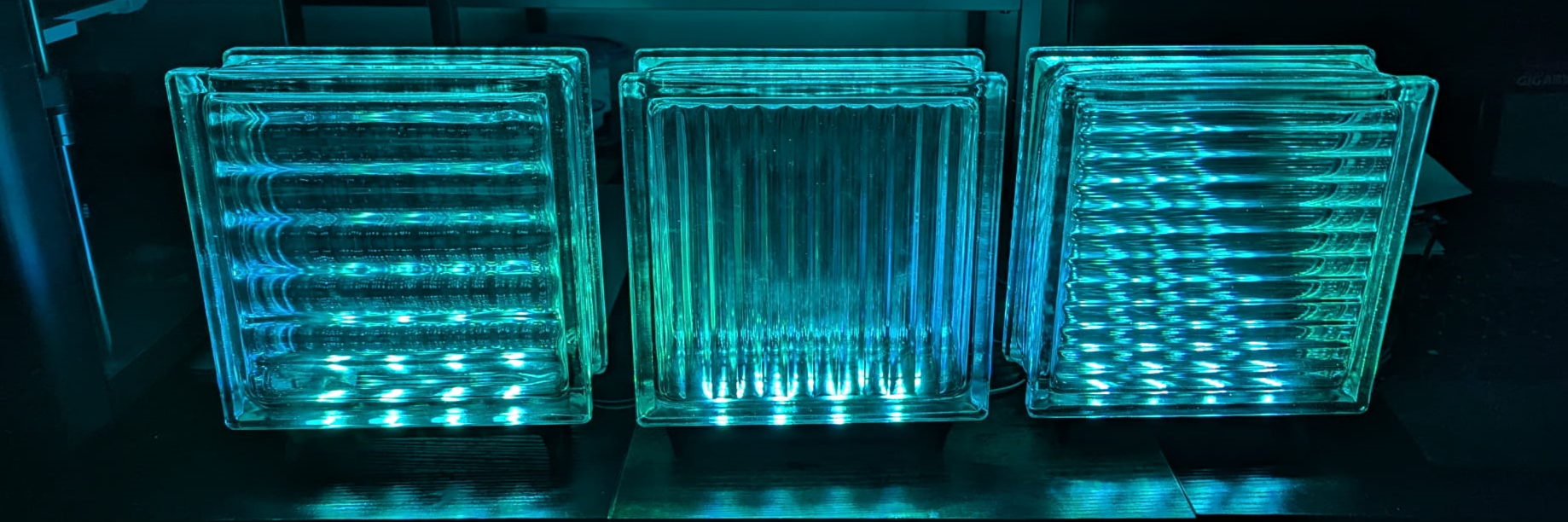 Glass Block RGB Lamp