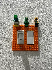 Lego Compatible Wall Plate