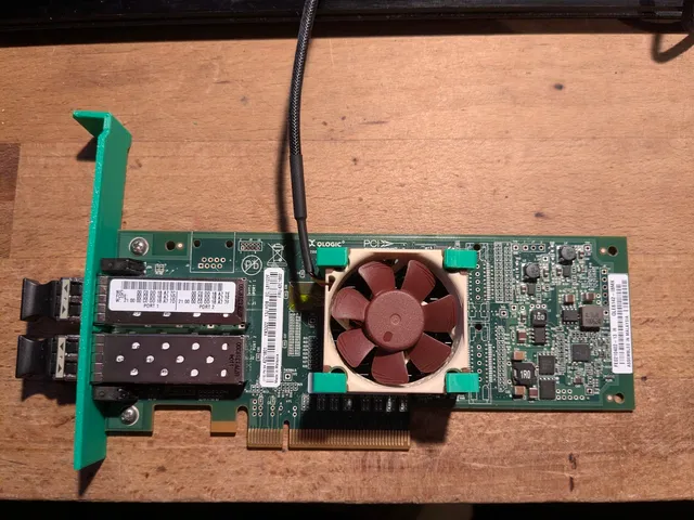 QLogic QLE8142-IBMX Fan Bracket