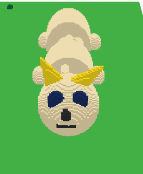 Miniatura 2 do modelo 3D Minecraft Cat