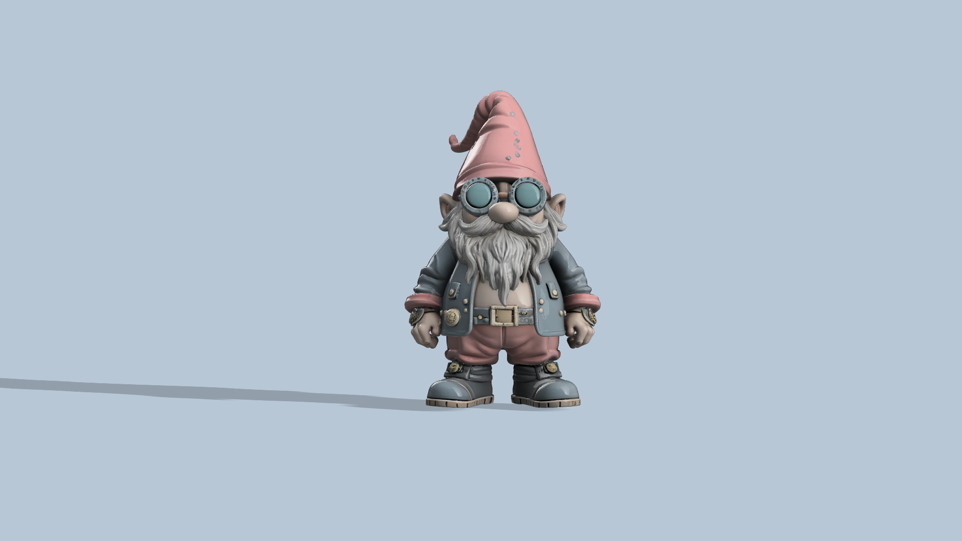 Steampunk Gnome v2 (re-upload)