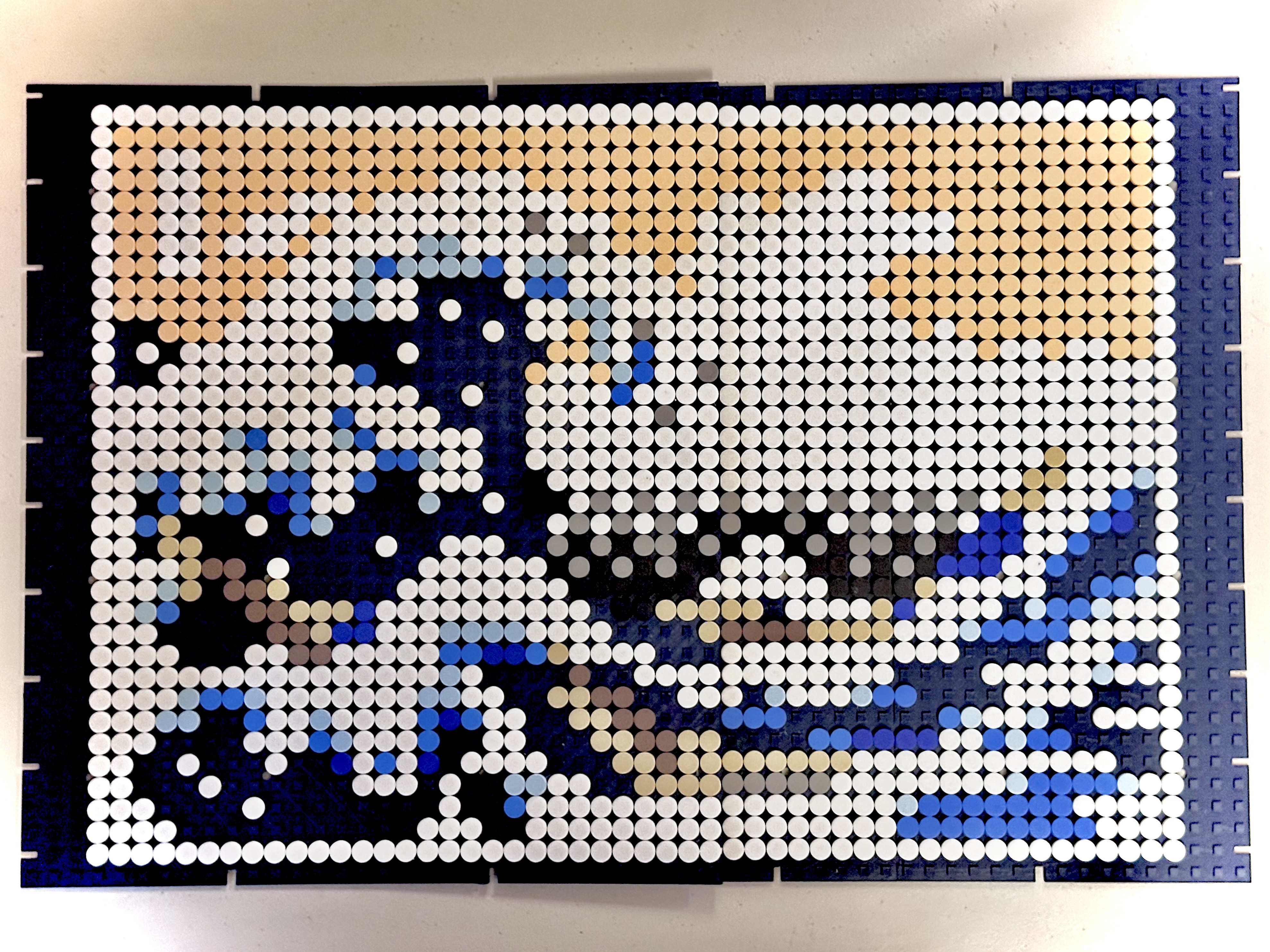 Bambu Lab P1P Pixel Modplate - The Great Wave