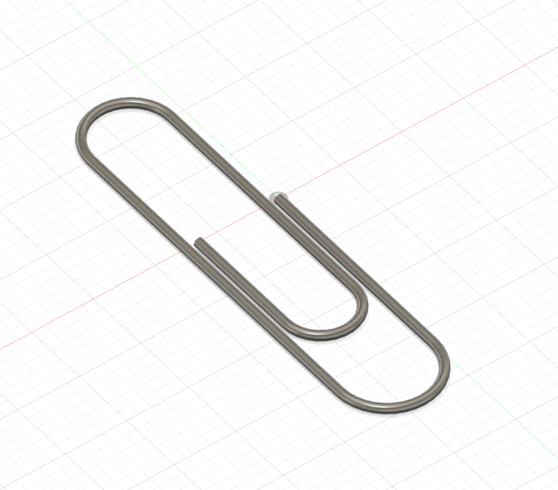 Simple Paper Clip - Under 1 minute print time