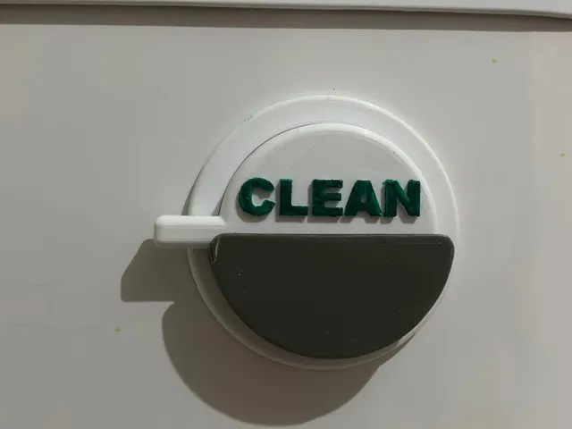 Dishwasher Status Sign - Remix (6x2 Magnet & Modular Shield)