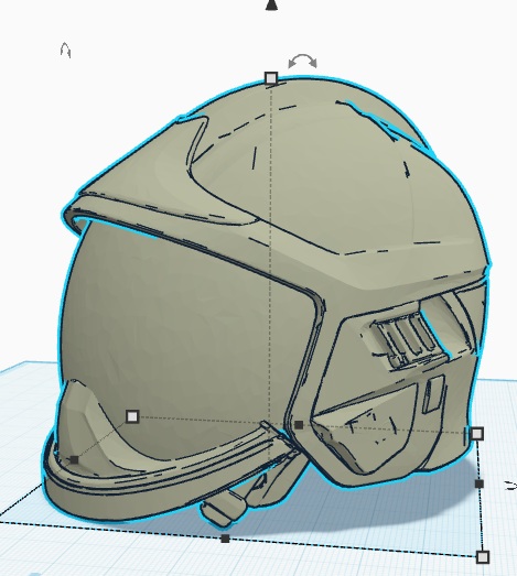 Casco de bombero