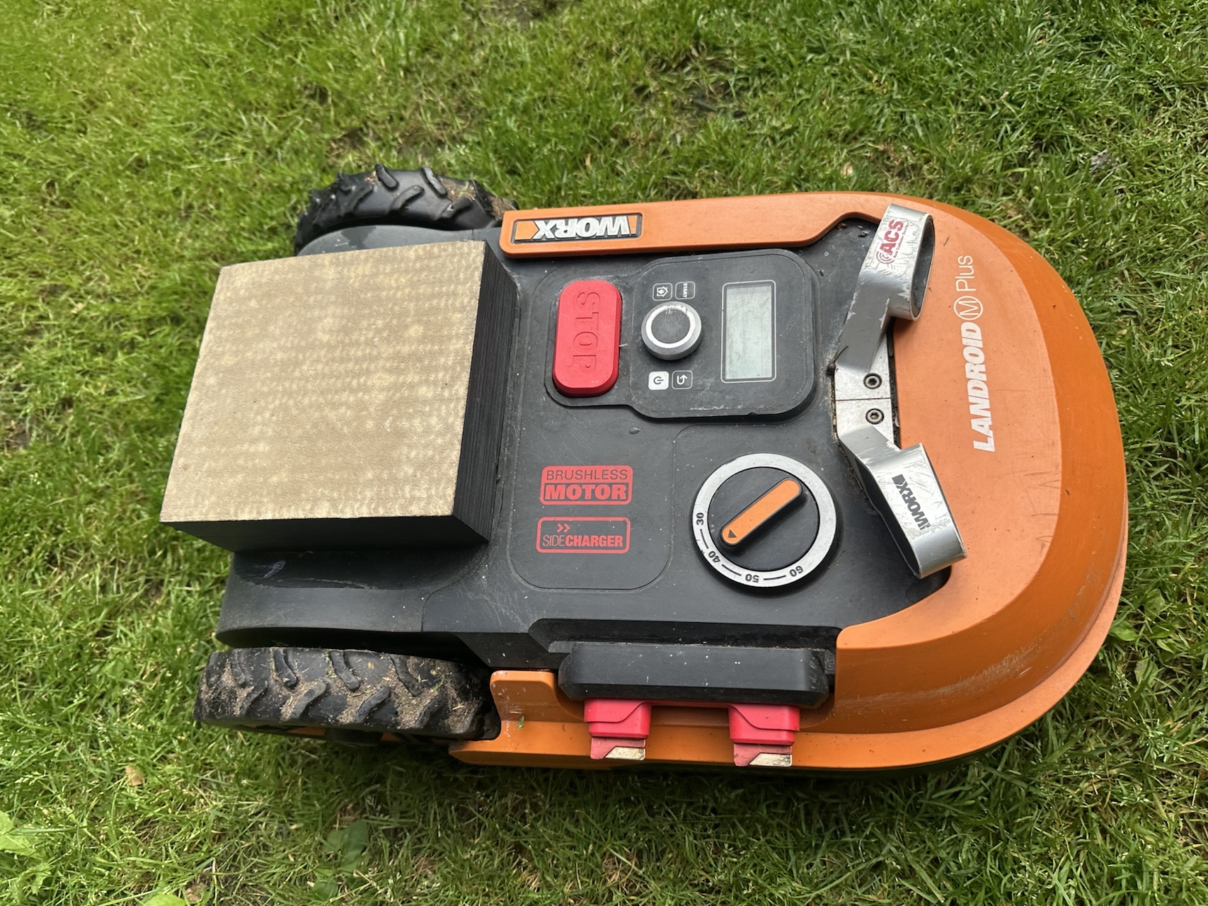 Extra weight for WORX Landroid M Plus (WR167E) fit to body
