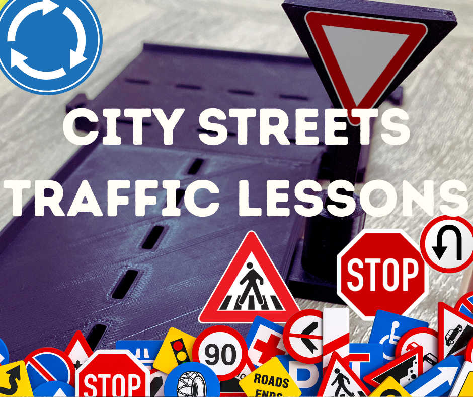 Urban Road Network for Traffic Education – 1/64 Scale 3D model thumbnail
