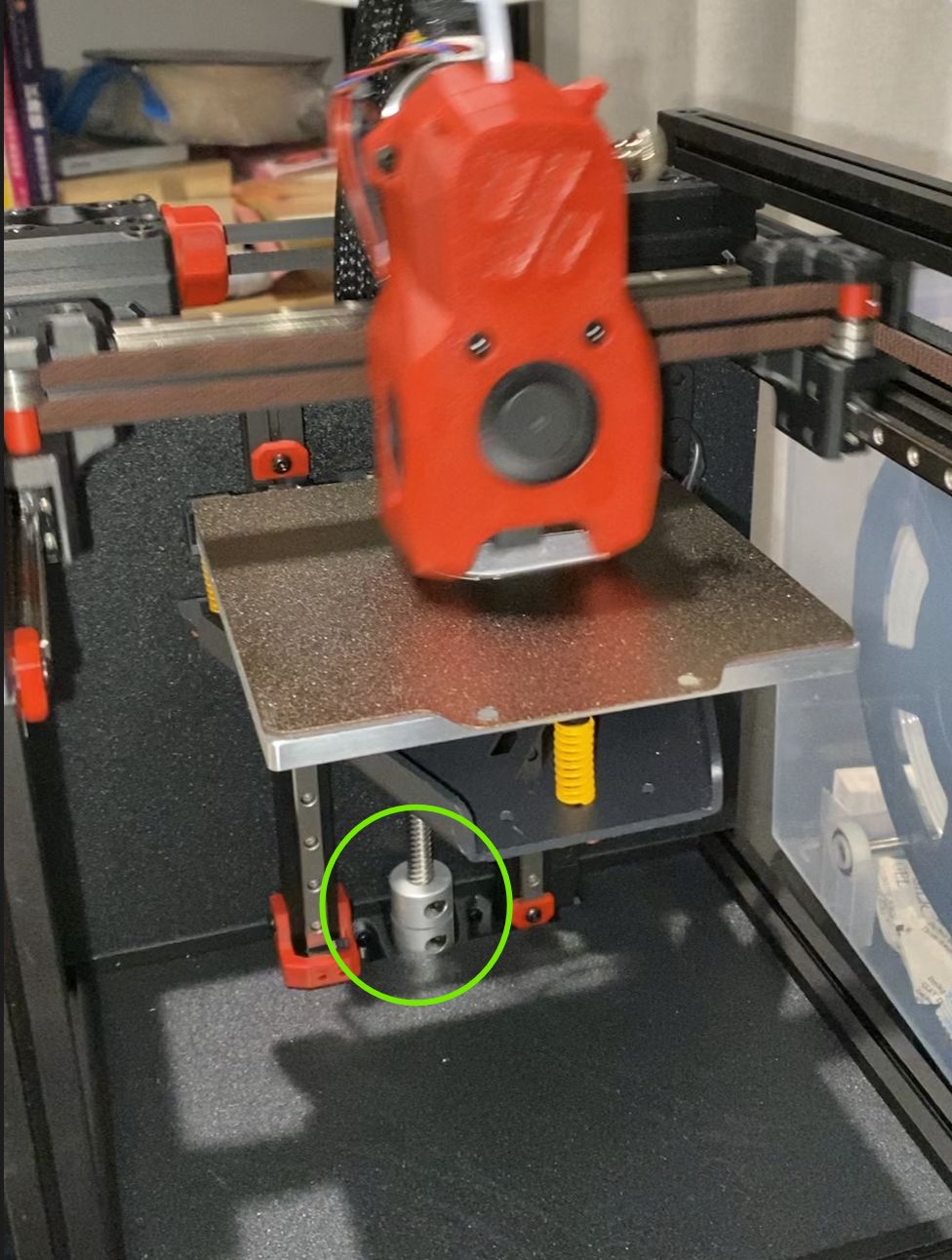 Voron 0 Kirigami + 20mm Clamping-On Shaft Coupler Offset