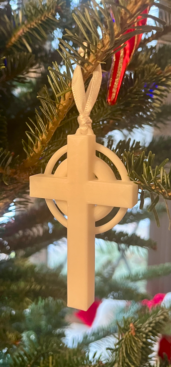 Simple Celtic Cross Ornament