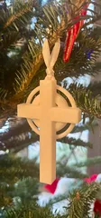 Simple Celtic Cross Ornament