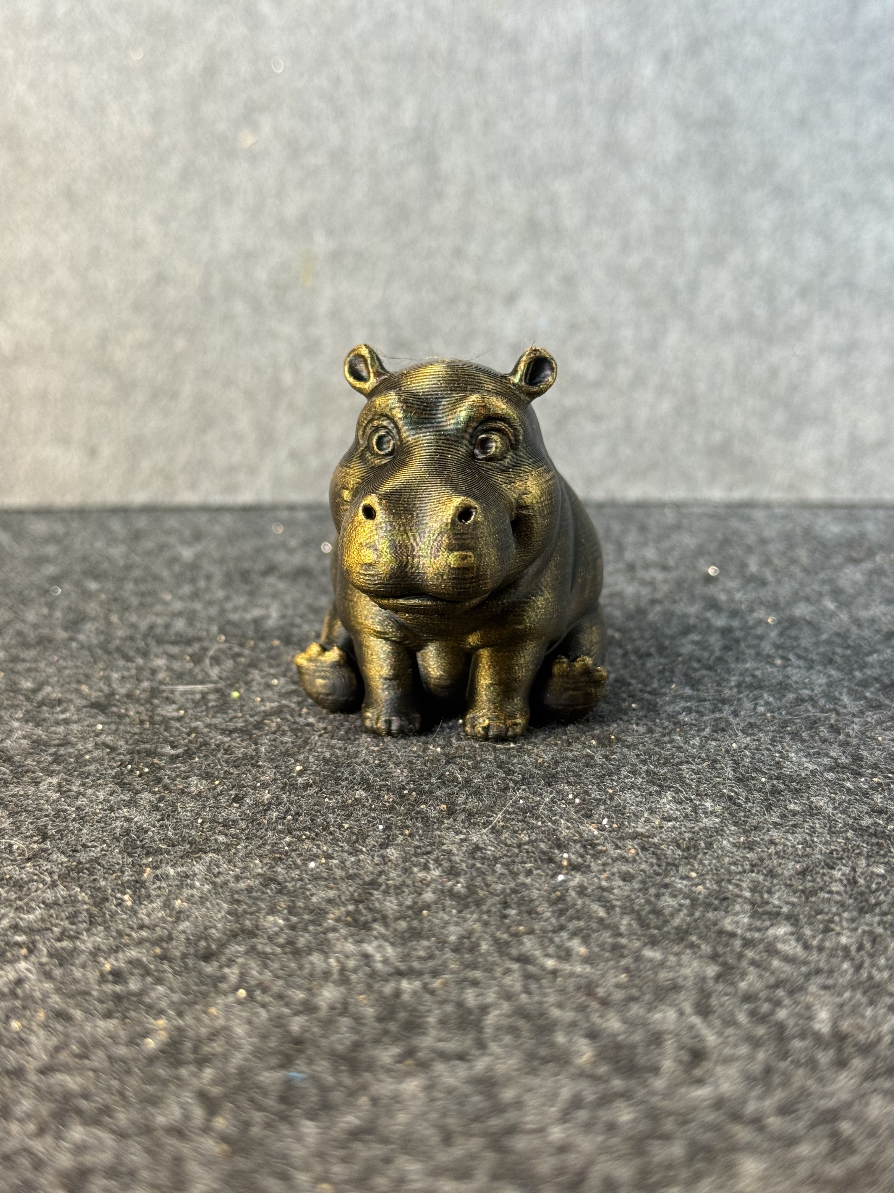Cute Hippo – Mini Desk Companion 3D Print 3D model
