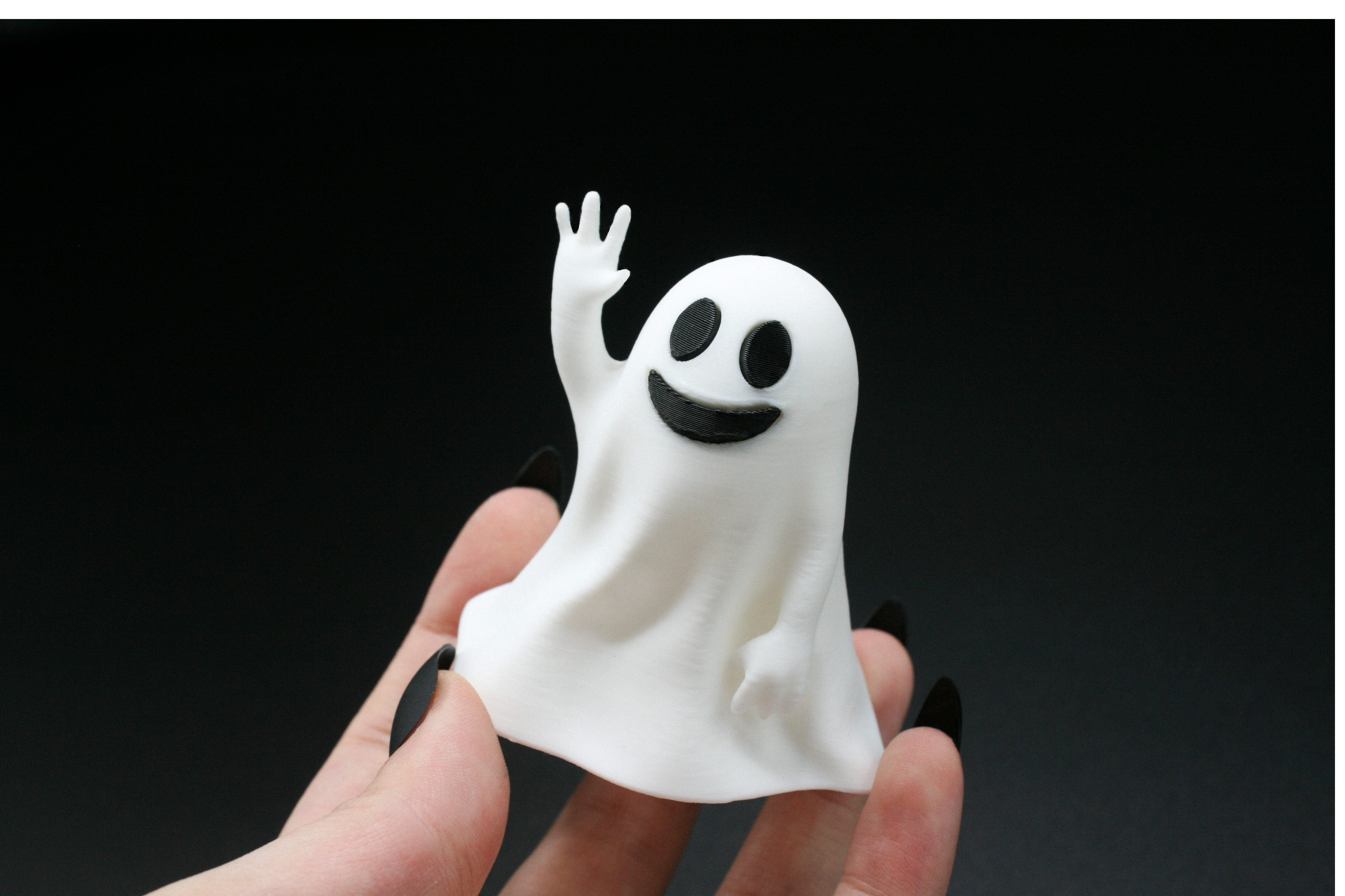 Waving Halloween Ghost
