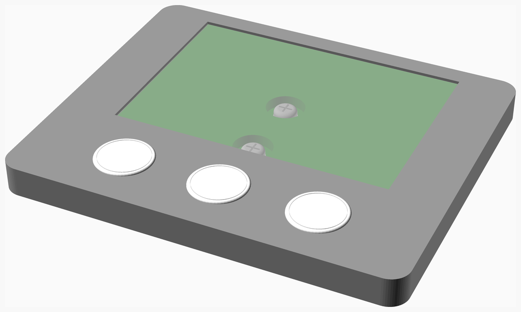 Feedback button / Help button case for 1-3 Bluetooth buttons with postcard insert