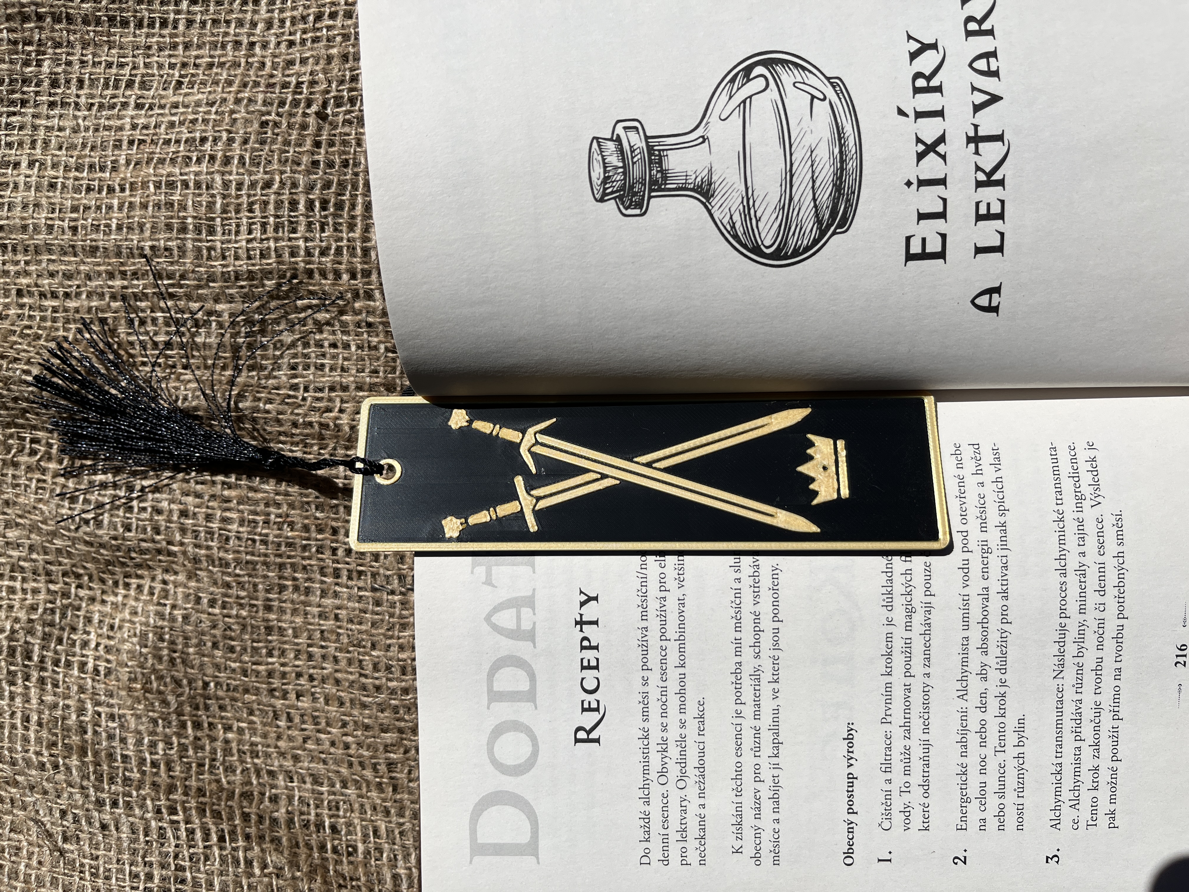 The Witcher Swords bookmark - NO MMU
