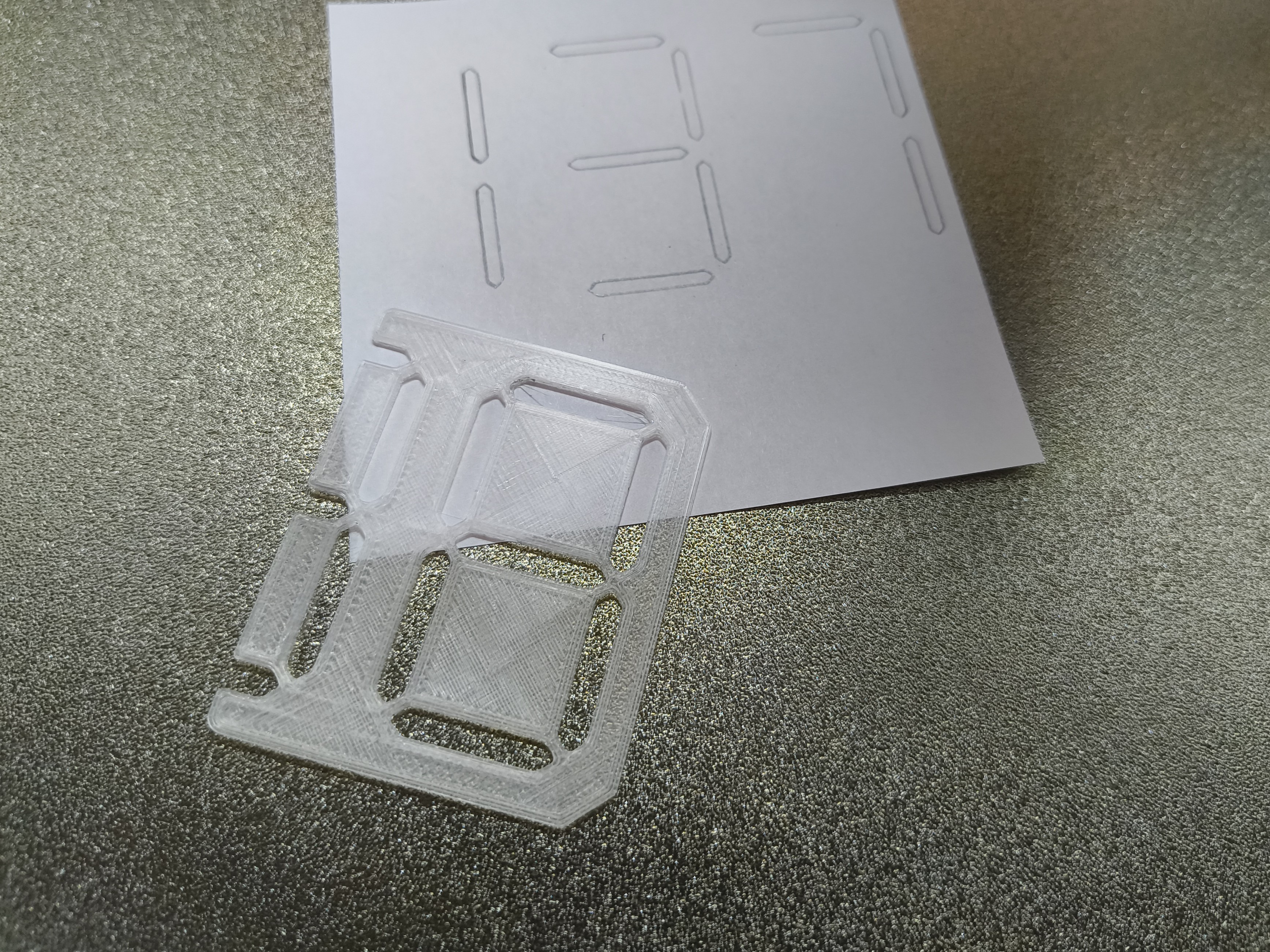 Number stencil