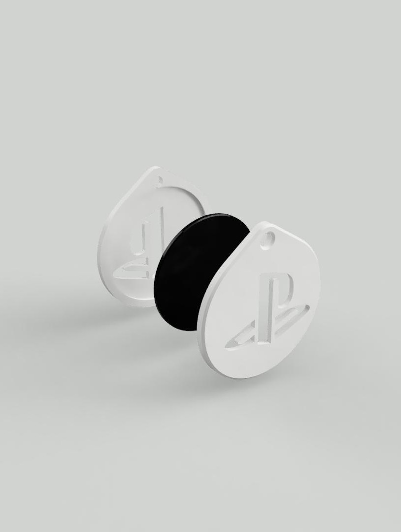 Play Station PS5 keychain — miniatura 3