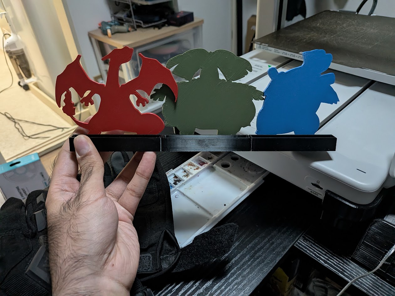 Pokemon Original 3 Evolved Starters PSA Holder